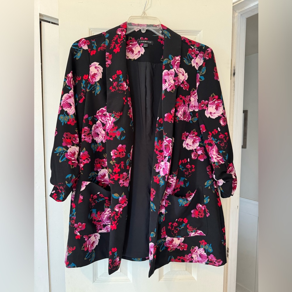 Lane Bryant Floral Blazer